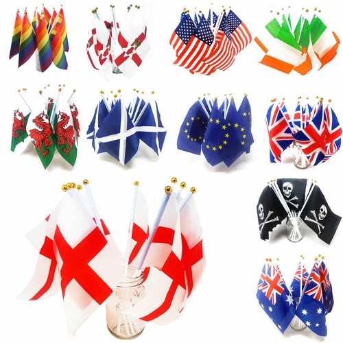 20x14cm handheld flag mini - handheld,