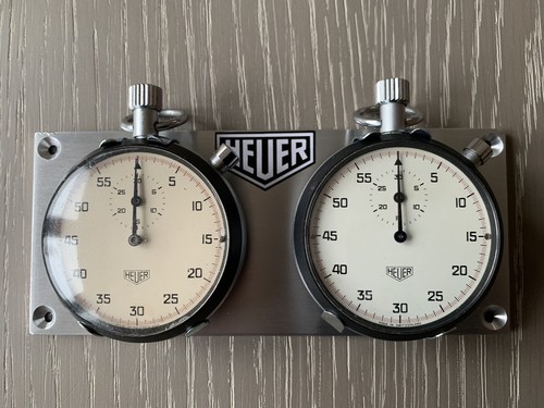 Heuer stopwatch panel - panel,