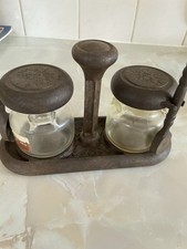 Vintage  wooden look  jar 2