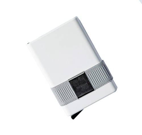 Card slide wallet white - wallet,