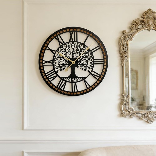 Tree life wall clock - life, retro