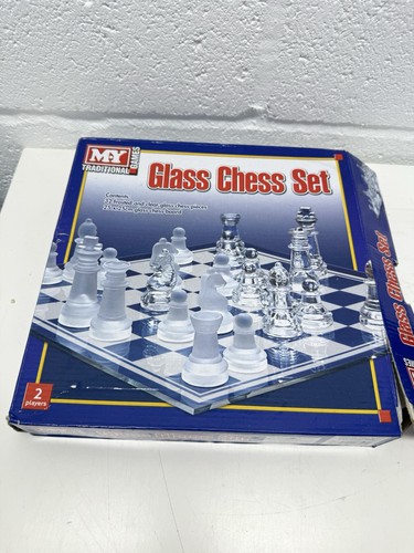 Glass chess set - chess,