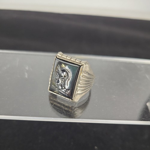 Vintage warrior intaglio ring - vintage,
