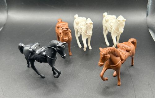 Vintage plastic toy - plastic, set