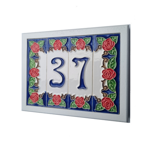 Hand painted ceramic - hand-painted, rose