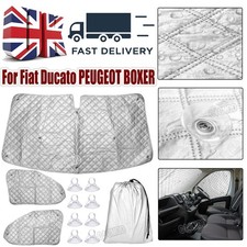 Internal Thermal Blinds Windscreen Cover For Fiat Ducato Peugeot Boxer Motorhome