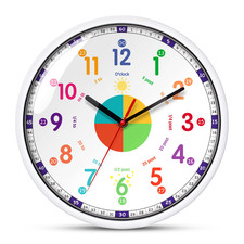 Large Skeleton Metal Roman Wall Clock Big Numerals Giant Round Open Face Clocks