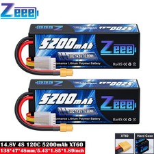 2x Zeee 4S LiPo Battery 14.8V