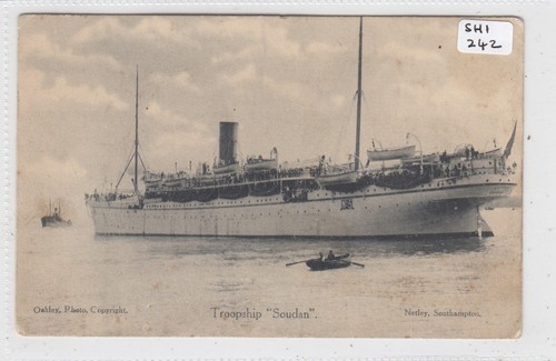 Soudan a troopship - , p&o)