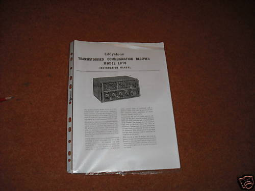 Eddystone ec10 receiver - eddystone,