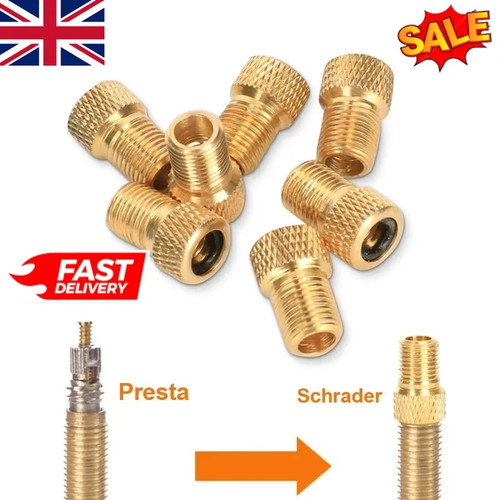 Brass adaptor presta to - x,