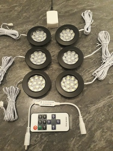 Black 12v interior led spot - 12v,