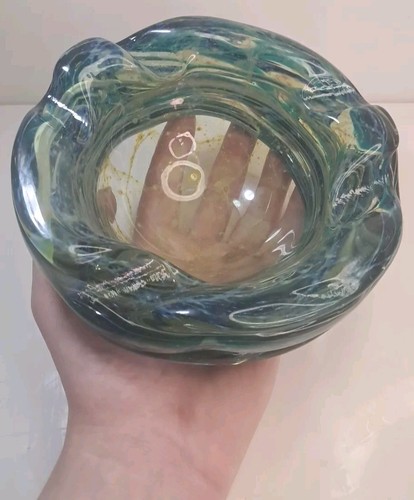 Mdina glass ashtray - ashtray, &