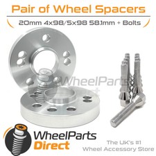 Wheel Spacers & Bolts 20mm for