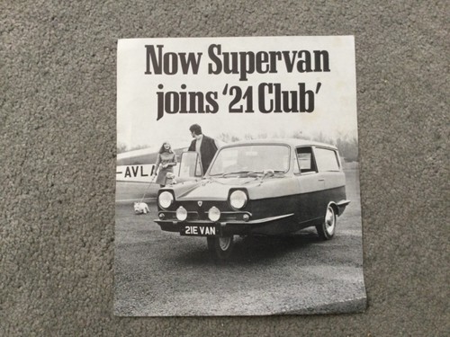 Reliant regal supervan - supervan, lll