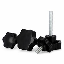 Black Plastic Star Shaped