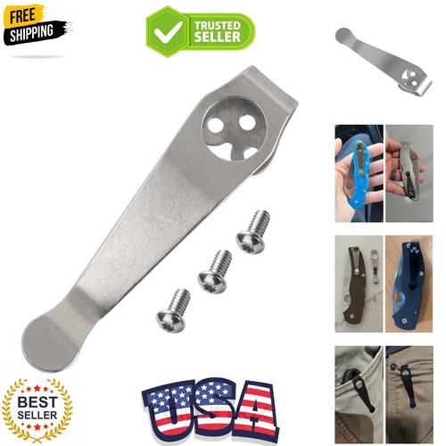 Titanium for spyderco para - titanium,