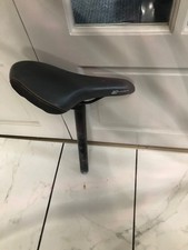 Dark Grey Cycle  Bike saddle seat & 30.9mm seat post