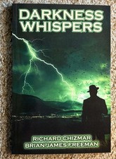 DARKNESS WHISPERS Richard Chizmar / Brian James Freeman DOUBLE SIGNED Softcover