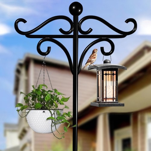 Metal bird feeding station - feeding,