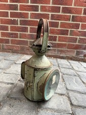 OLD NER NORTH EASTERN RAILWAY HAND LAMP PAINTED GREEN