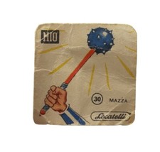 *HH* Rare Vintage 1950s Mio Locatelli Paper Figure Weapons No. 30 Bat 