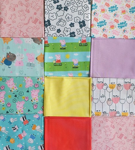 Peppa pig fat quarter 100 - fat, 100%