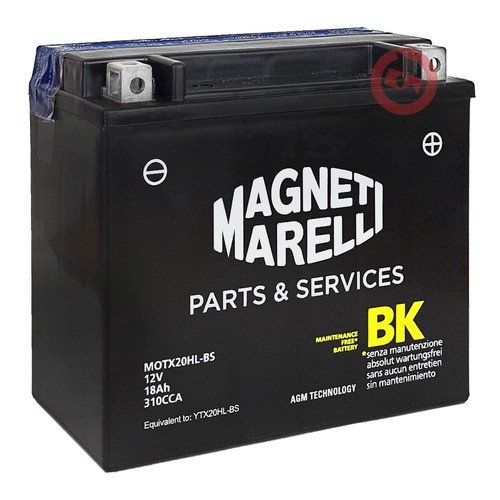 Marelli battery ytx20hl - marelli,