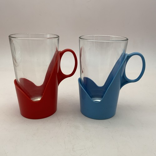 Vintage arcoroc drink mugs - arcoroc, up