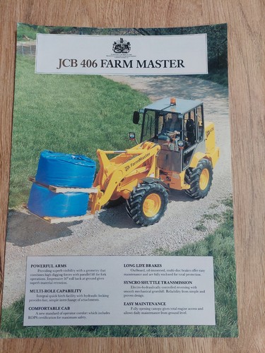 Original jcb 406 farm master - jcb,