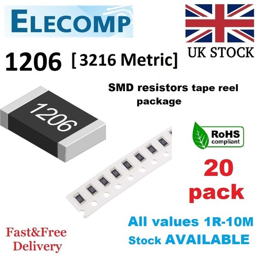 1206 smd resistors e24 - 1206,