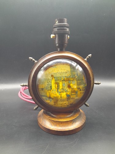 Mid century ships wheel - , desk