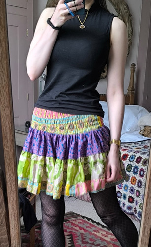 Silk mini rara - rara, hippy