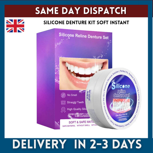 Silicone denture kit - denture, soft