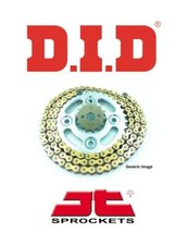 Suzuki DRZ125 (Small Wheel) 03-19 DID 428D Gold Chain & JT Sprocket Kit