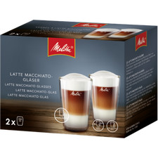 GENUINE MELITTA LATTE MACCHIATO COFFEE GLASSES DOUBLE WALLED (PACK OF 2) 6761118
