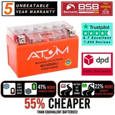 MG10ZS Atom Gel Motorcycle Battery for Kawasaki Z 650 17-19