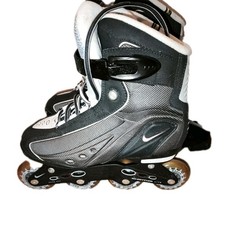 Nike Rollerblades Inline Skates N-Dorfin Grey Blue +Manual+Tools Women’s 9 Vg++