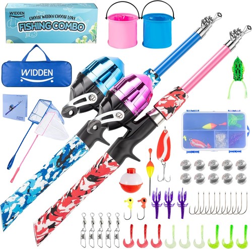 Kids fishing pole - fishing, portable