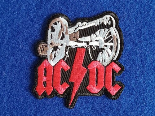 Cannon patch sew or - ac/dc, iron