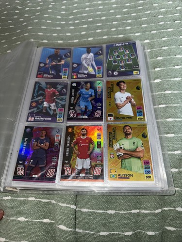 Old match attax - binder, with