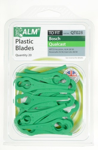 Qt028 plastic strimmer blades - plastic,