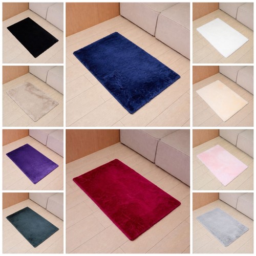 Faux rabbit fur rug soft - rabbit,