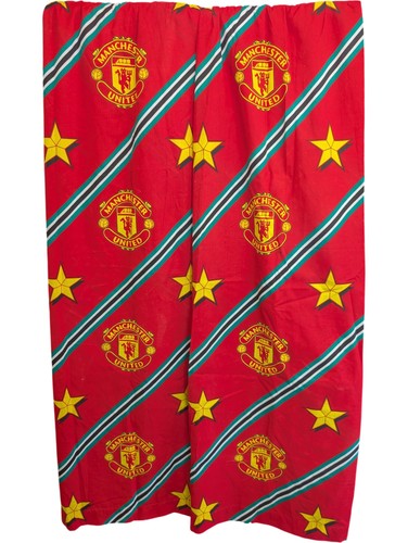 Manchester united curtains - manchester, red