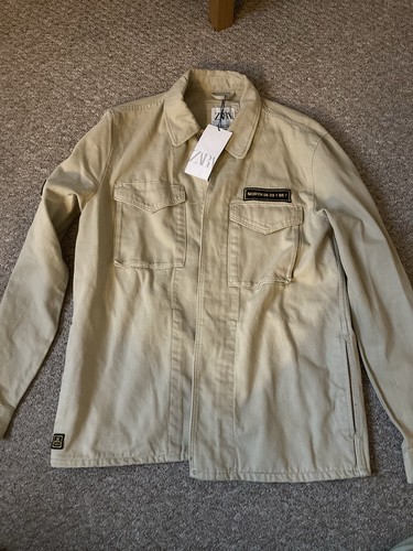 Zara men jacket beige - jacket,