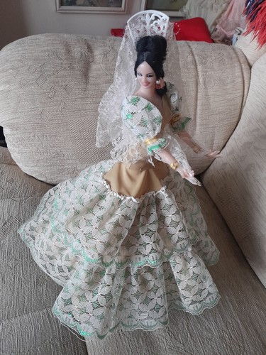 Vintage spanish doll flamenco - vintage,