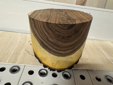 Natural Edge Black walnut Turning Wood Bowl Blank Lathe 8”x6”