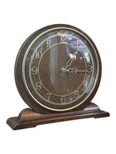 Art Deco Smiths Oak Mantle