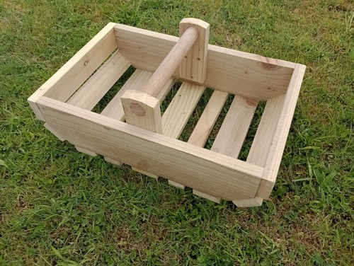 Handmade wooden garden - wooden, trug