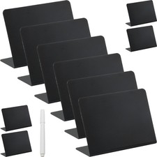  1 Set Mini Blackboard Signs Erasable Kitchen Notes Chalk Boards Sign for Buffet